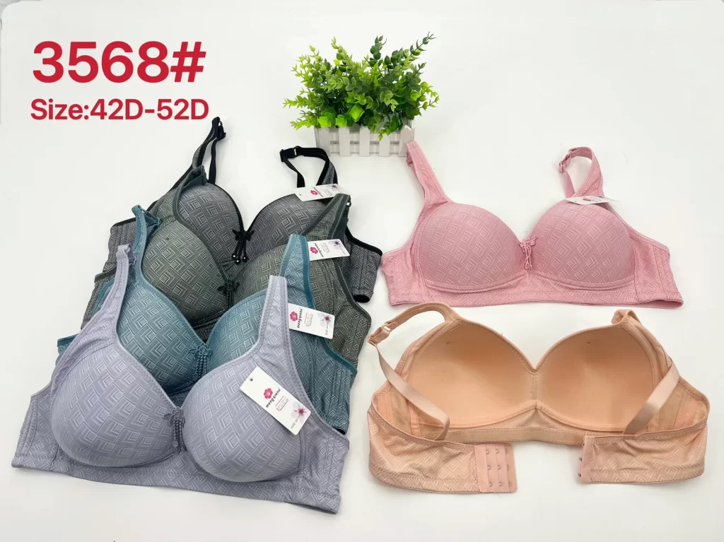 Wholesale Plus Size Jacquard Bra D Cup (3568) - China lingerie manufacturer & supplier