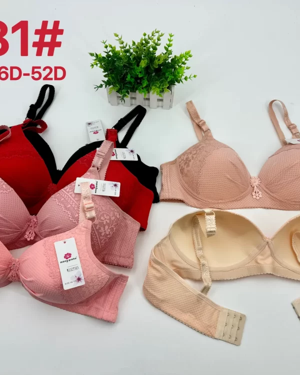 Wholesale Plus Size Lace Trim Bra D Cup (381) - China lingerie manufacturer & supplier