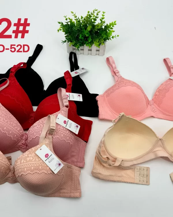 Wholesale Plus Size Lace Trim Bra D Cup (382) - China lingerie manufacturer & supplier