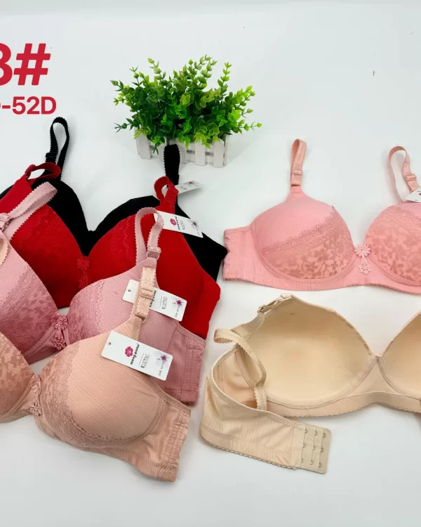 Wholesale Plus Size Lace Trim Bra D Cup (383) - China lingerie manufacturer & supplier