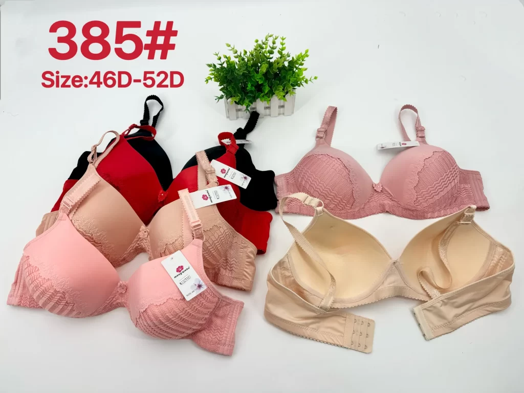 Wholesale Plus Size Lace Trim Bra D Cup (385) - China lingerie manufacturer & supplier
