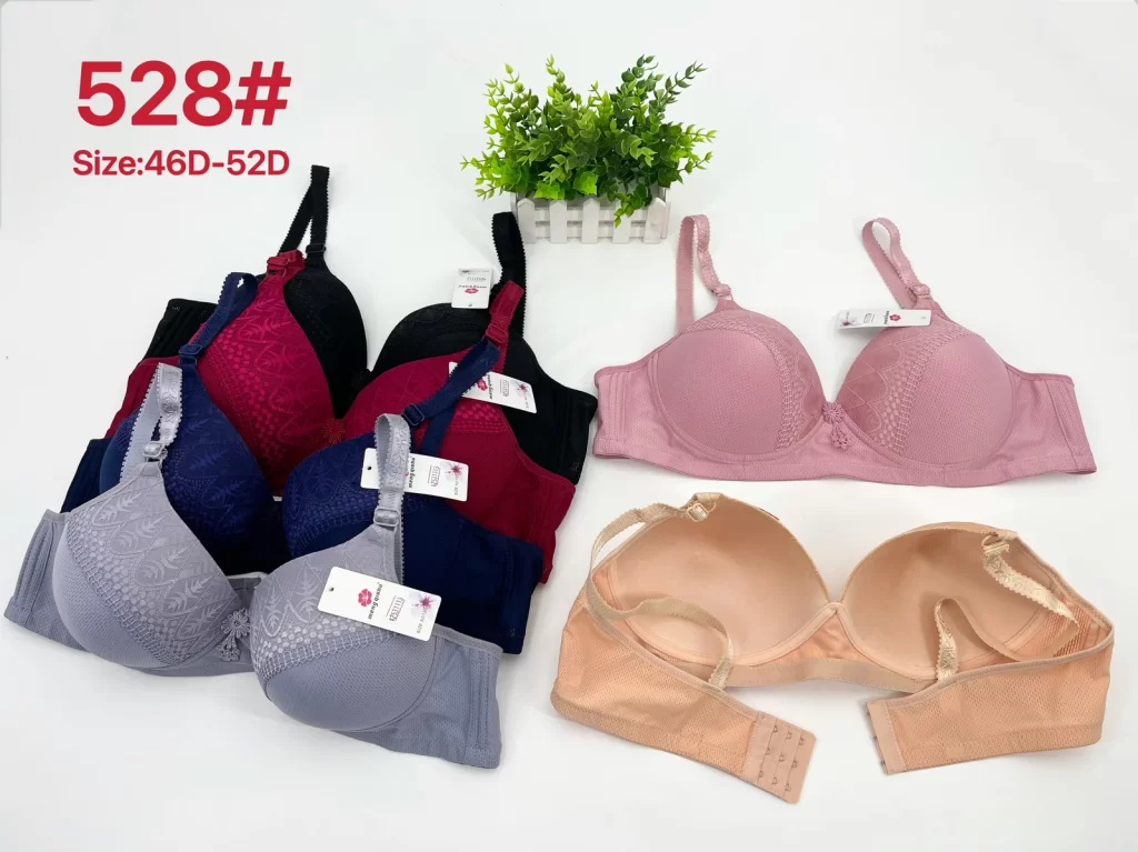Wholesale Plus Size Jacquard Bra D Cup (528) - China lingerie manufacturer & supplier