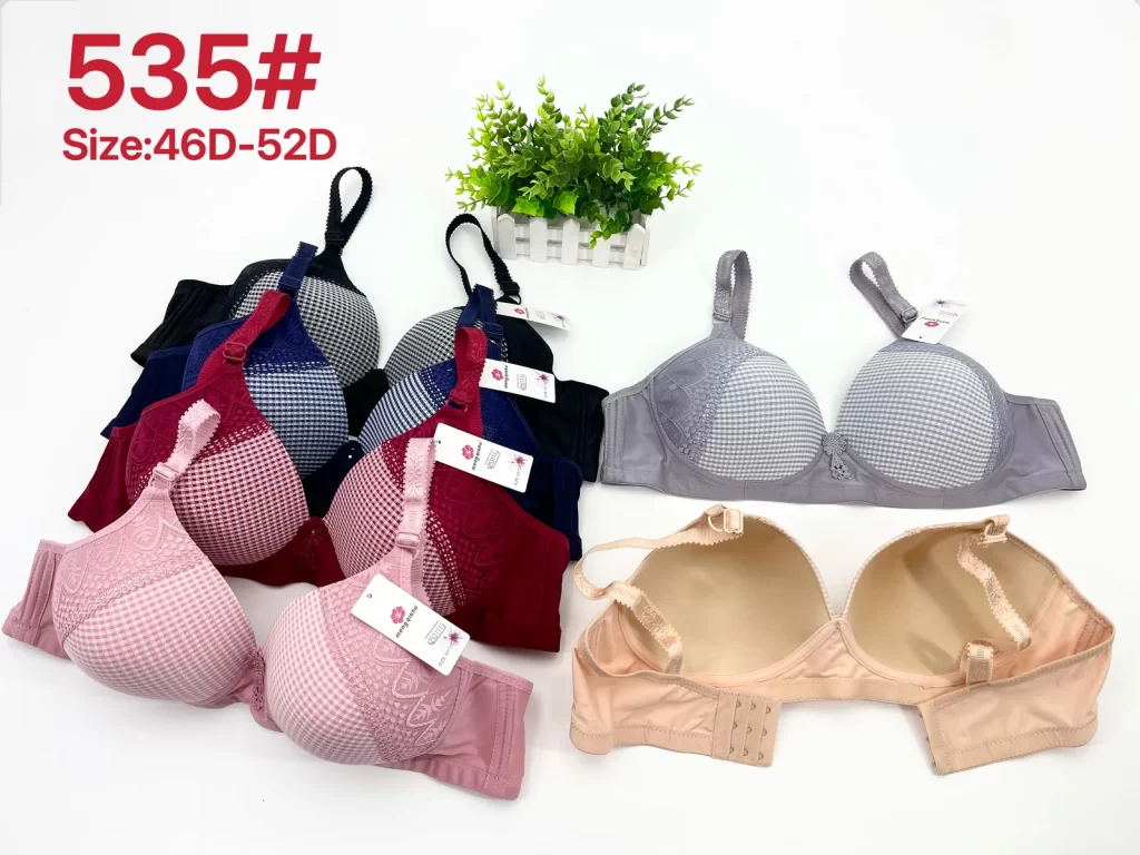 Wholesale Plus Size Lace Trim Bra D Cup (535) - China lingerie manufacturer & supplier