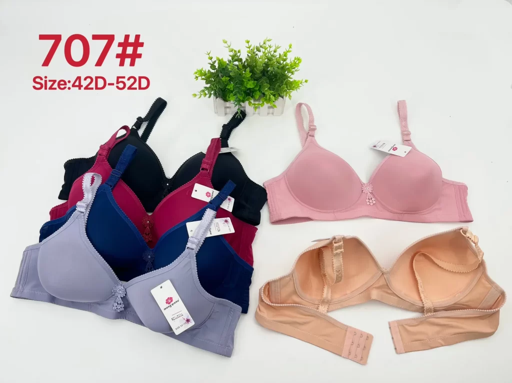 Wholesale Plus Size Lace Trim Bra D Cup (707) - China lingerie manufacturer & supplier