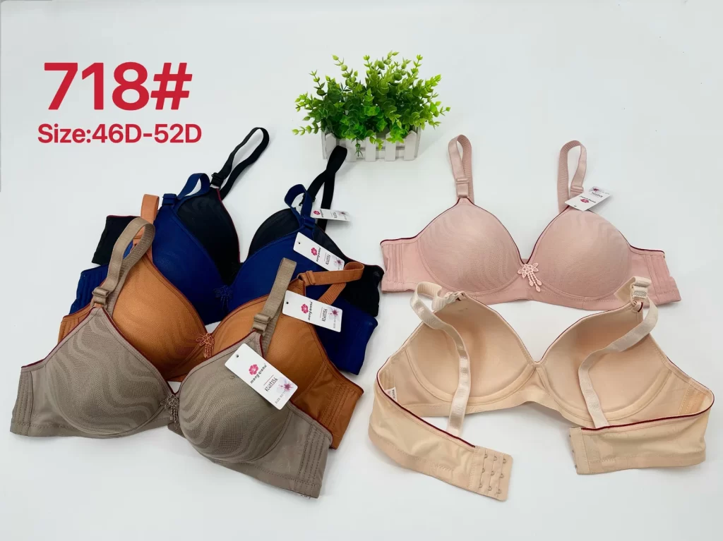Wholesale Plus Size Jacquard Bra D Cup (718) - China lingerie manufacturer & supplier