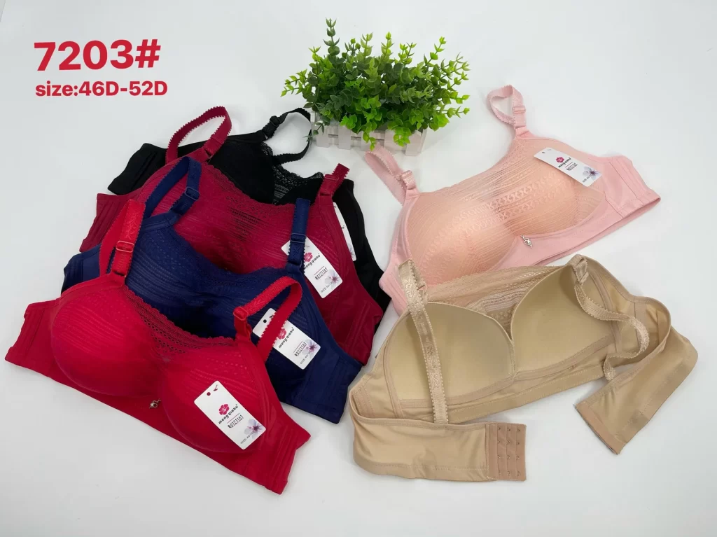 Wholesale Plus Size bra D cup model 7203 from factory 072 - China lingerie manufacturer & supplier