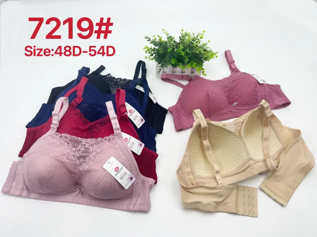 Wholesale Plus Size Bandeau Bra D Cup (7219) - China lingerie manufacturer & supplier