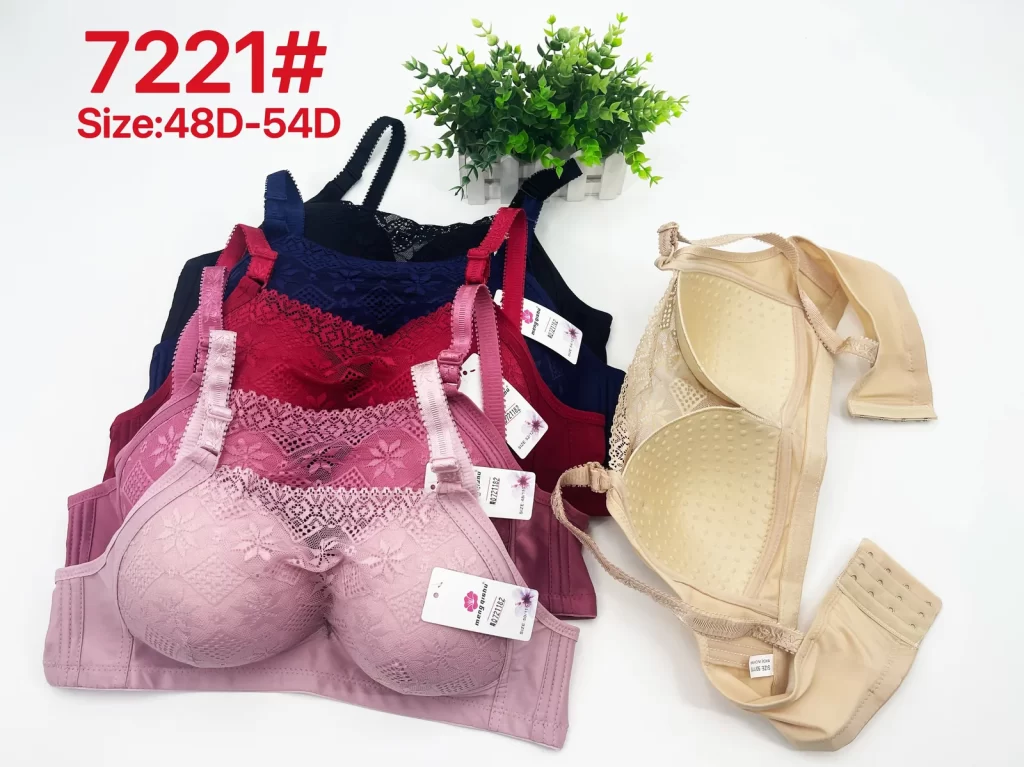 Wholesale Plus Size Bandeau Bra D Cup (7221) - China lingerie manufacturer & supplier