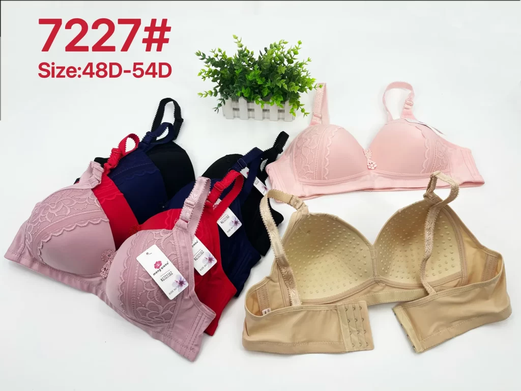 Wholesale Plus Size Lace Trim Bra D Cup (7227) - China lingerie manufacturer & supplier
