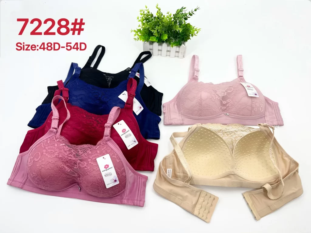 Wholesale Plus Size Bandeau Bra D Cup (7228) - China lingerie manufacturer & supplier