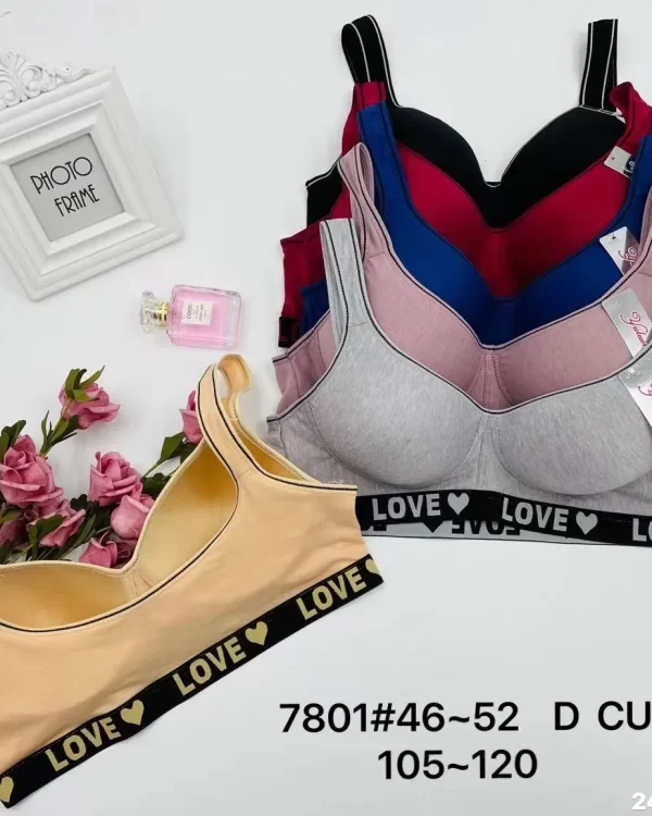 Wholesale Plus Size Sports Bra D Cup (7801) - China lingerie manufacturer & supplier