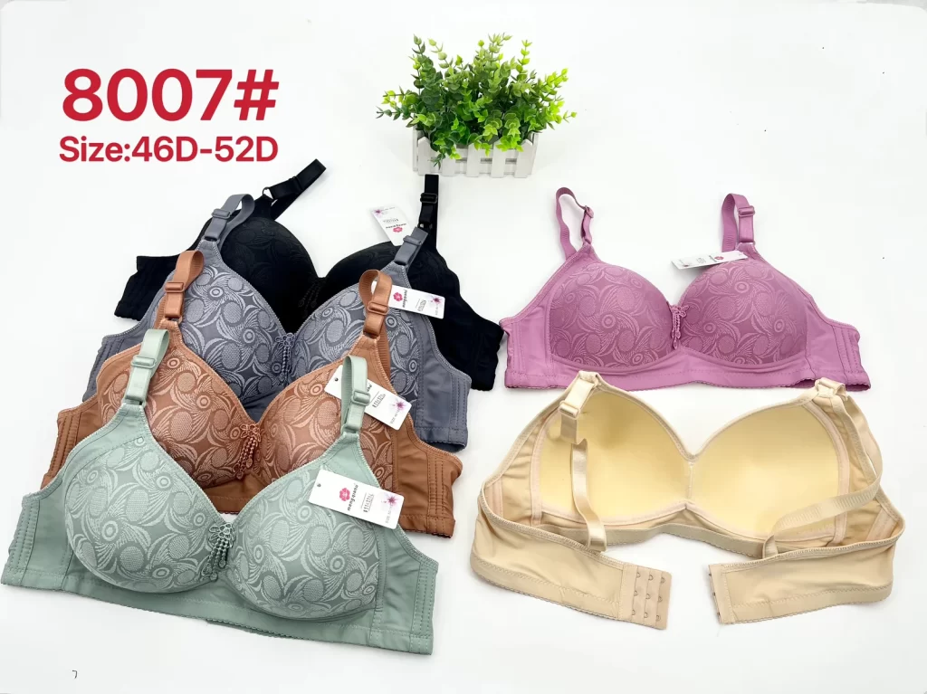 Wholesale Plus Size Jacquard Bra D Cup (8007) - China lingerie manufacturer & supplier