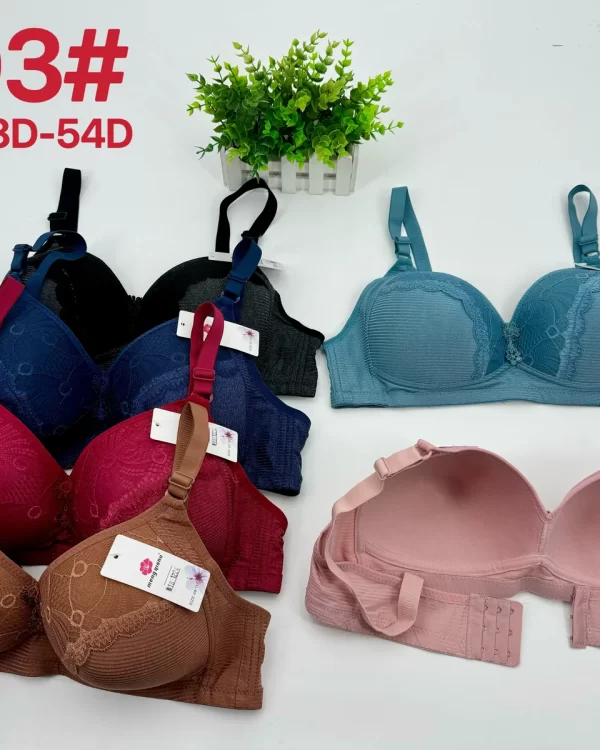 Wholesale Plus Size Lace Trim Bra D Cup (803) - China lingerie manufacturer & supplier