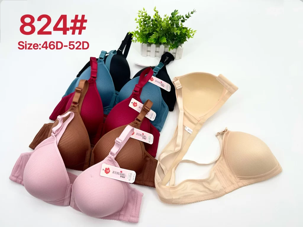 Wholesale Plus Size bra D cup model 824 from factory 278 - China lingerie manufacturer & supplier