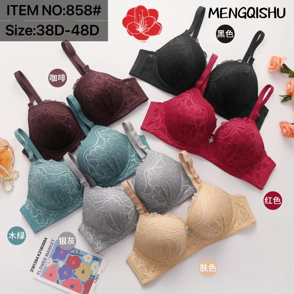 Wholesale Plus Size Bra Set D Cup (858) - China lingerie manufacturer & supplier