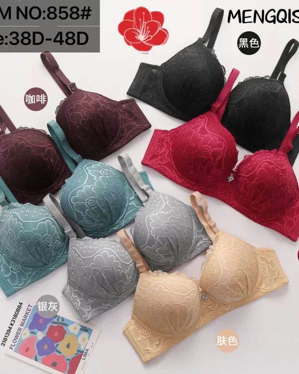 Wholesale Plus Size Bra Set D Cup (858) - China lingerie manufacturer & supplier