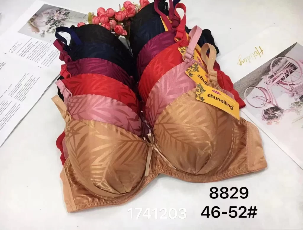 Wholesale Plus Size Jacquard Bra D Cup (8829) - China lingerie manufacturer & supplier