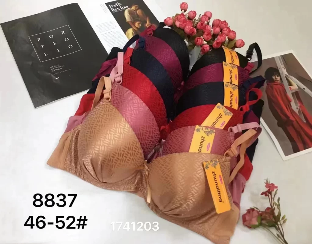 Wholesale Plus Size Jacquard Bra D Cup (8837) - China lingerie manufacturer & supplier