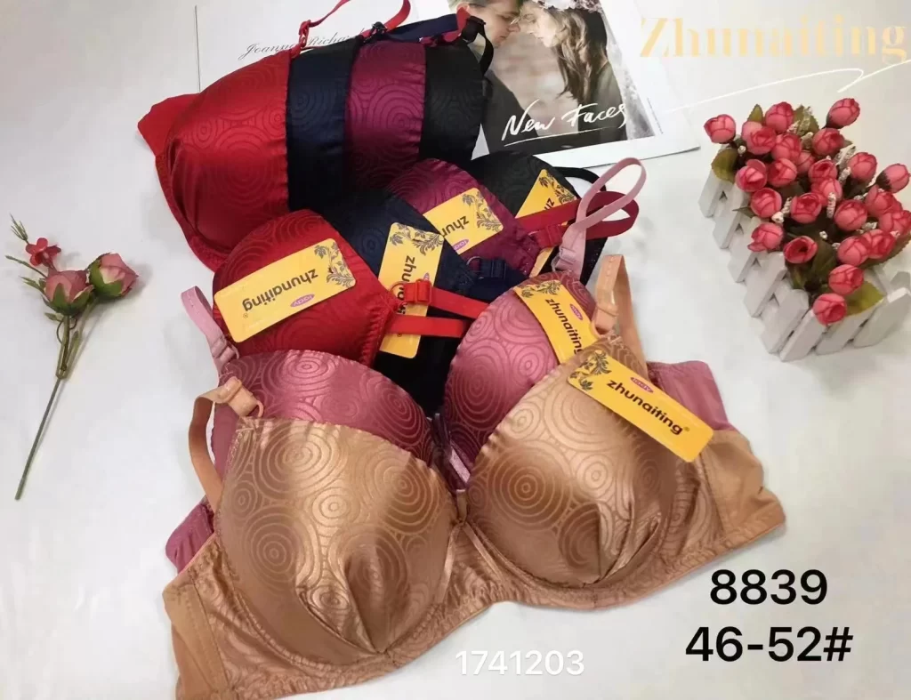 Wholesale Plus Size Jacquard Bra D Cup (8839) - China lingerie manufacturer & supplier