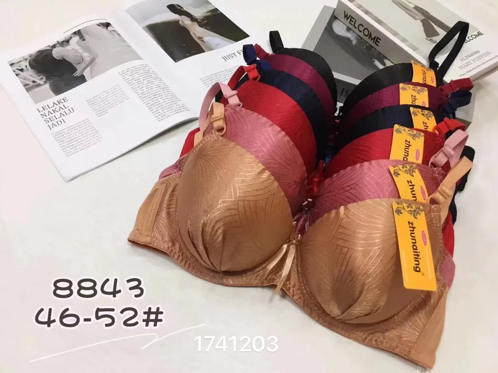 Wholesale Plus Size Jacquard Bra D Cup (8843) - China lingerie manufacturer & supplier