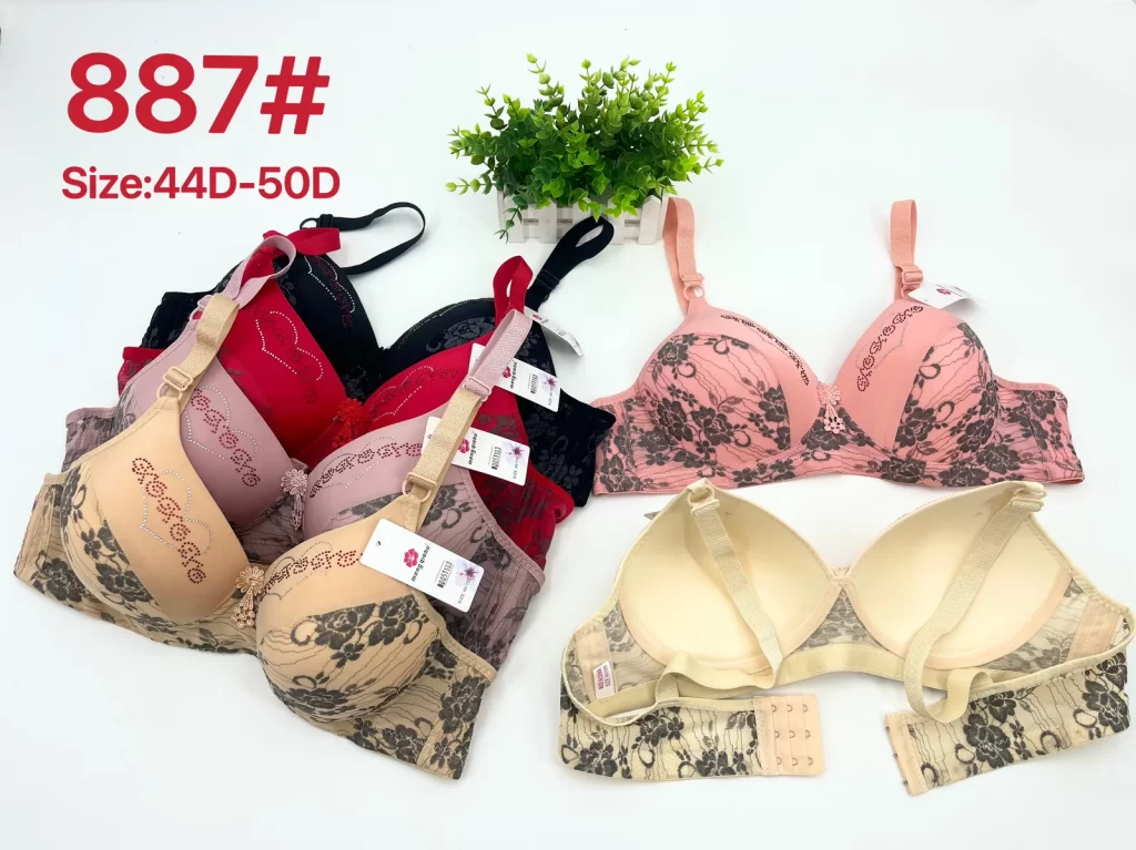 Wholesale Plus Size bra D cup model 887 from factory 005 - China lingerie manufacturer & supplier