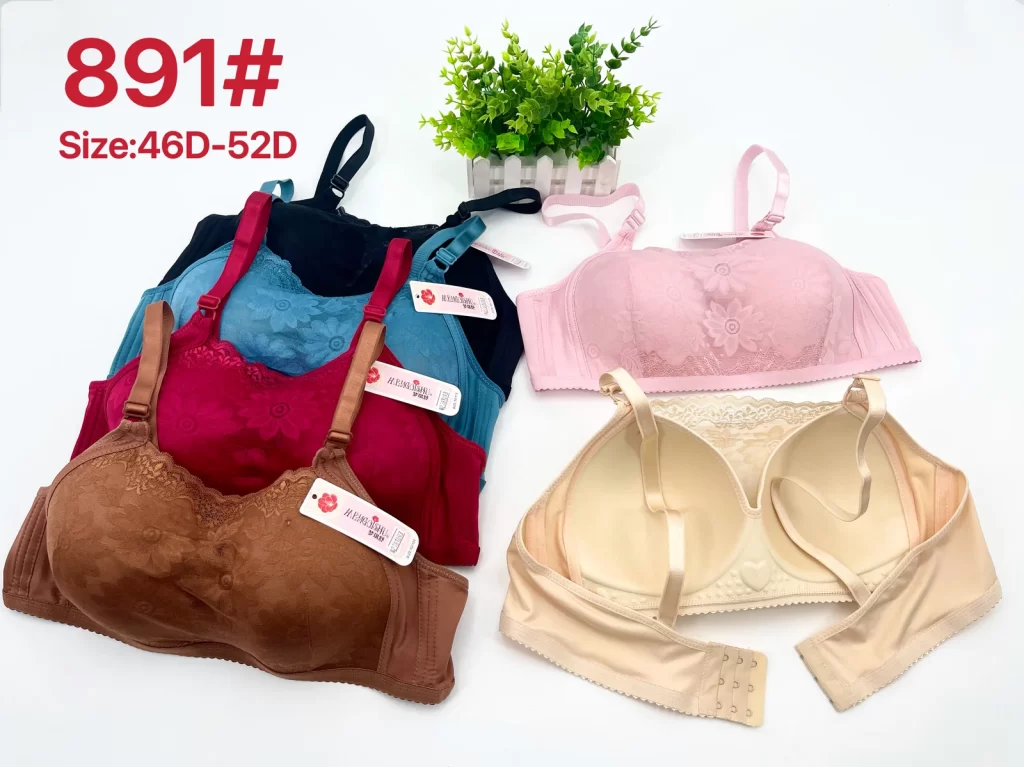 Wholesale Plus Size Bandeau Bra D Cup (891) - China lingerie manufacturer & supplier