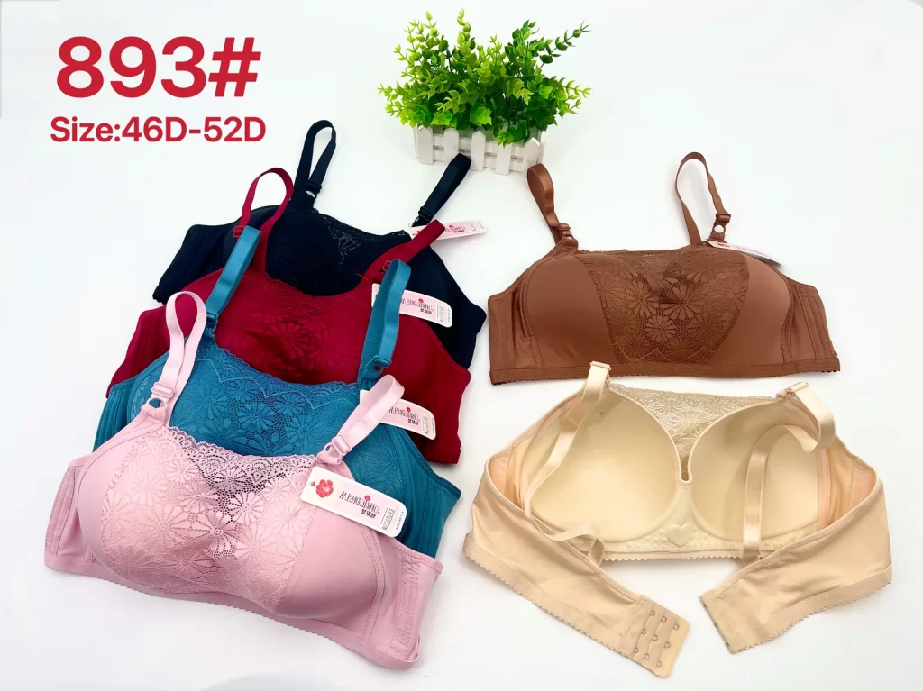 Wholesale Plus Size Bandeau Bra D Cup (893) - China lingerie manufacturer & supplier