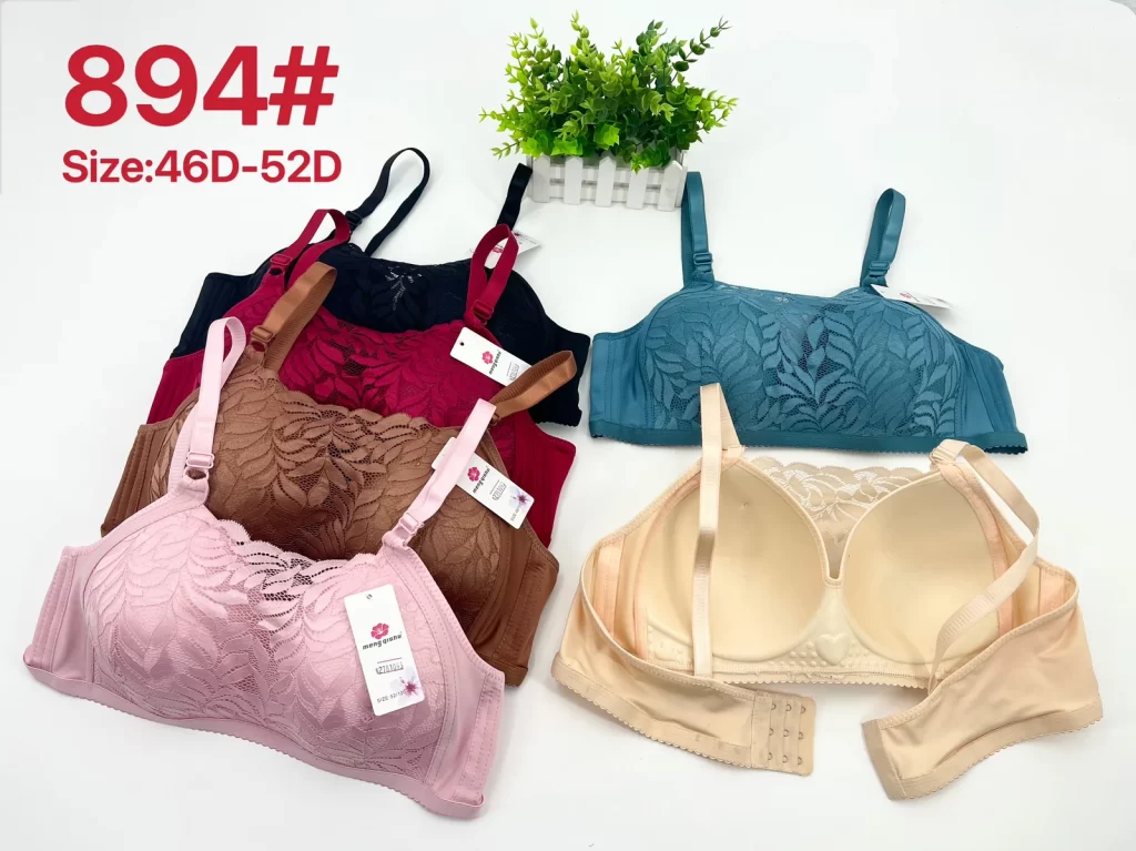 Wholesale Plus Size Bandeau Bra D Cup (894) - China lingerie manufacturer & supplier