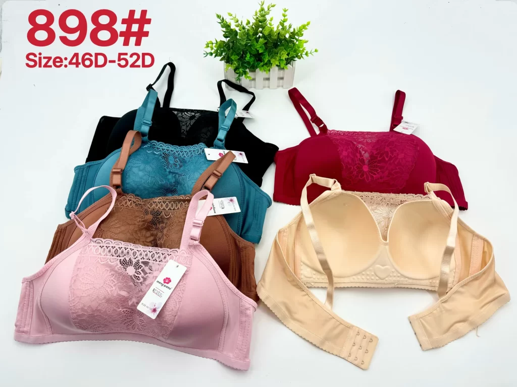 Wholesale Plus Size Bandeau Bra D Cup (898) - China lingerie manufacturer & supplier