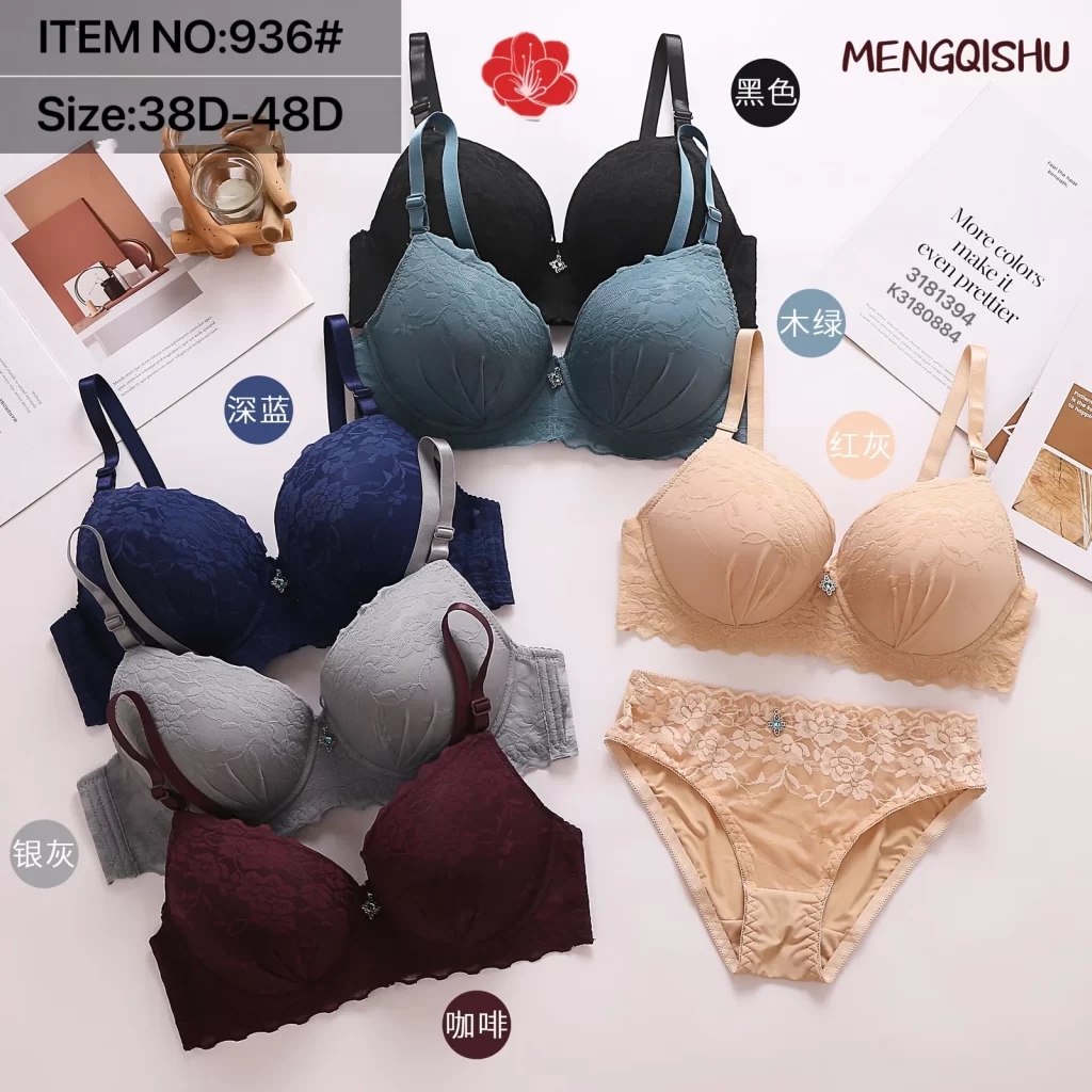 Wholesale Plus Size Bra Set D Cup (936) - China lingerie manufacturer & supplier