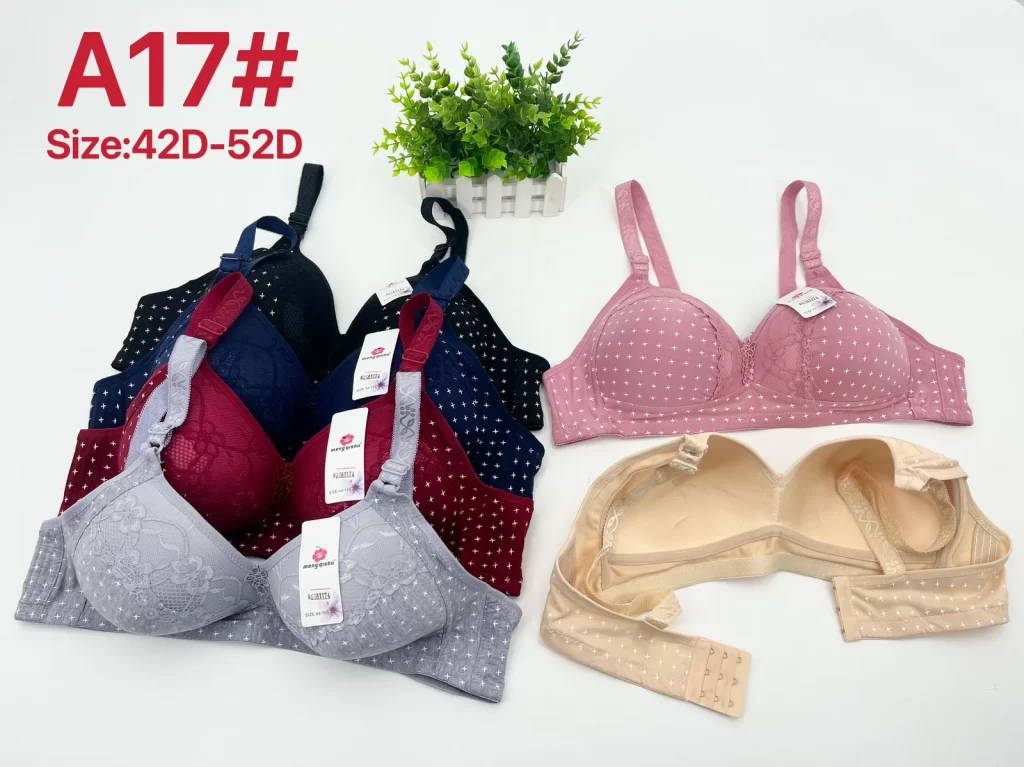 Wholesale Plus Size Lace Trim Bra D Cup (A17) - China lingerie manufacturer & supplier