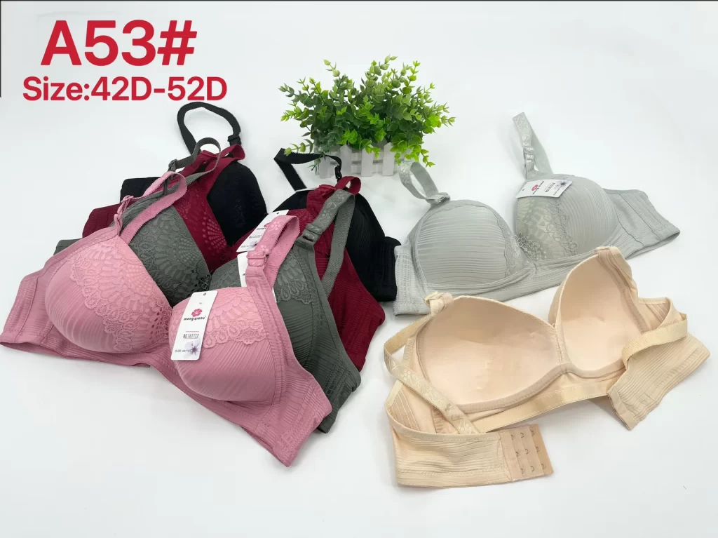 Wholesale Plus Size Lace Trim Bra D Cup (A53) - China lingerie manufacturer & supplier