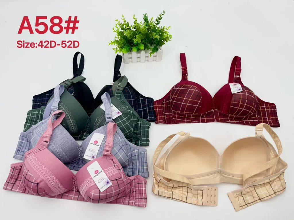 Wholesale Plus Size Lace Trim Bra D Cup (A58) - China lingerie manufacturer & supplier