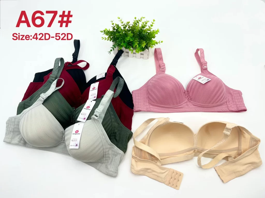 Wholesale Plus Size Lace Trim Bra D Cup (A67) - China lingerie manufacturer & supplier
