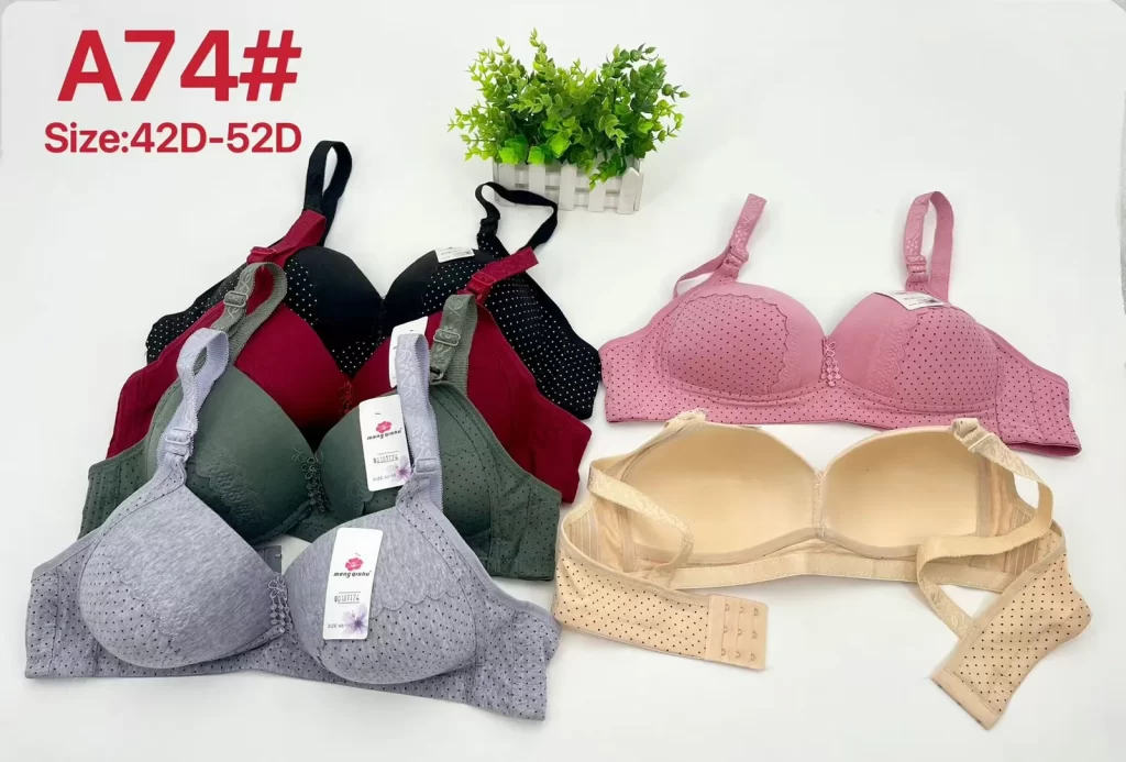 Wholesale Plus Size bra D cup model A74 from factory 018 - China lingerie manufacturer & supplier