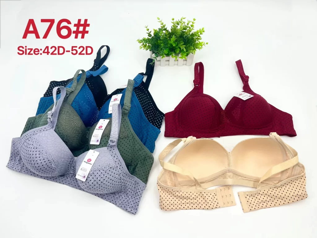 Wholesale Plus Size Lace Trim Bra D Cup (A76) - China lingerie manufacturer & supplier