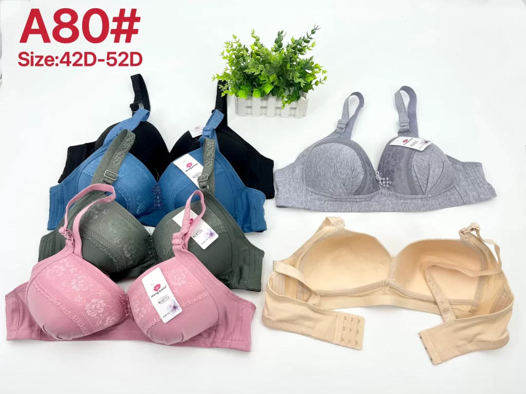 Wholesale Plus Size Lace Trim Bra D Cup (A80) - China lingerie manufacturer & supplier