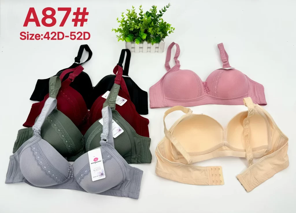 Wholesale Plus Size Lace Trim Bra D Cup (A87) - China lingerie manufacturer & supplier
