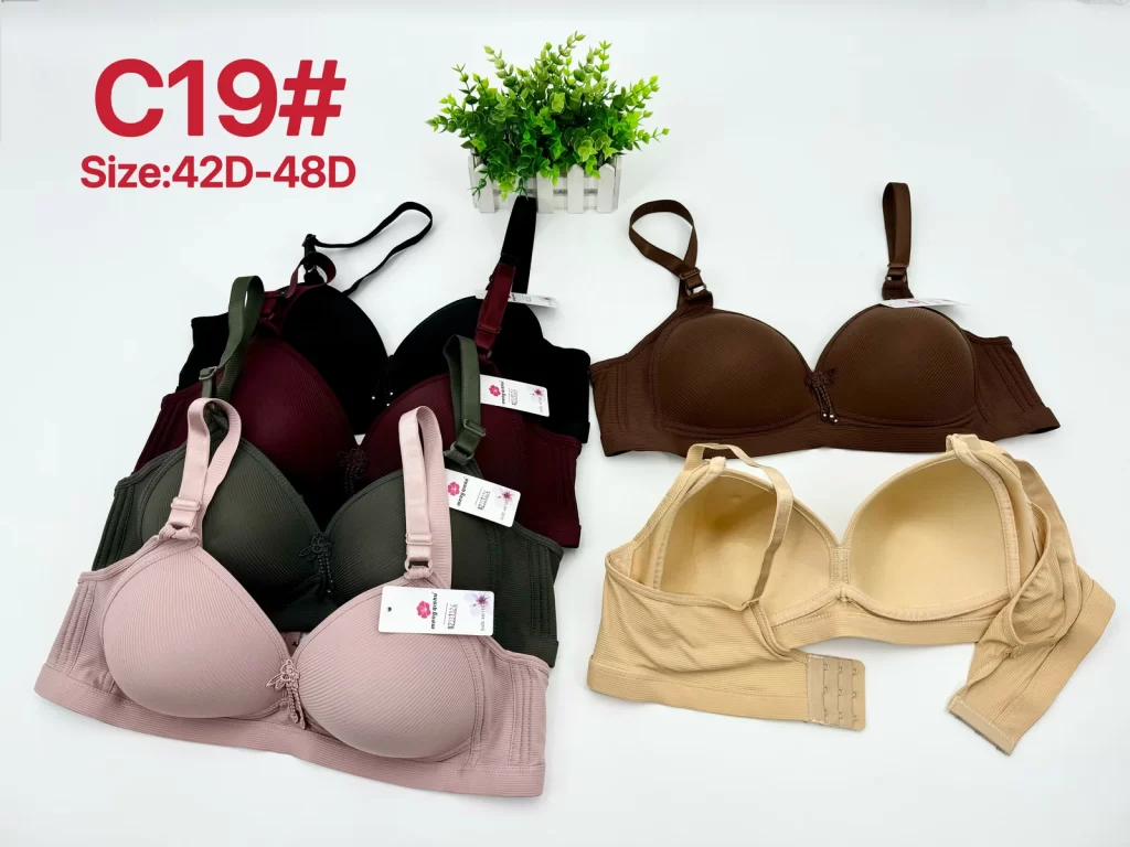 Wholesale Plus Size Striped Bra D Cup (C19) - China lingerie manufacturer & supplier