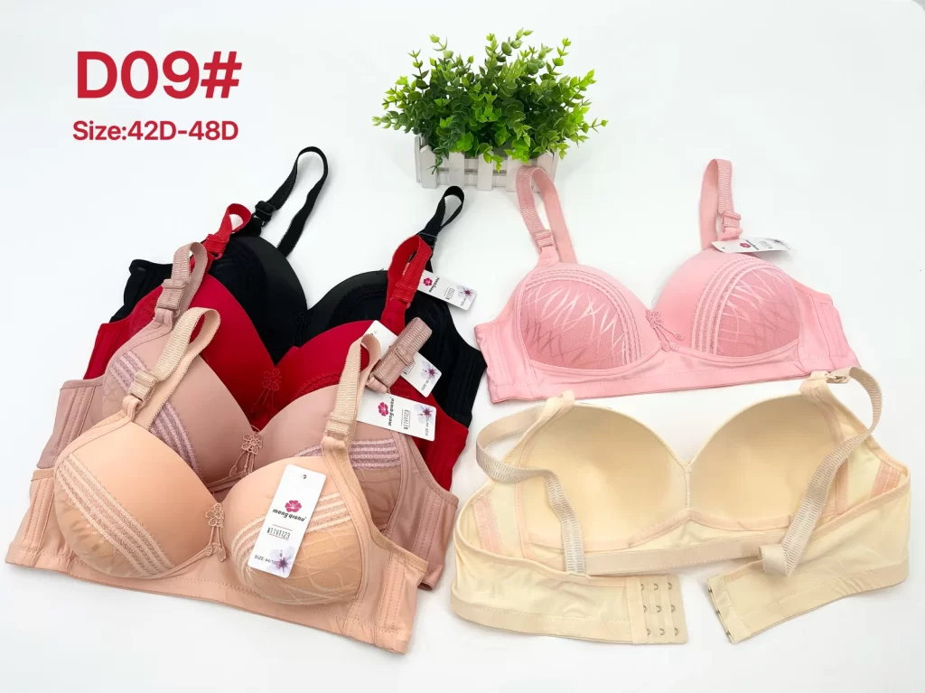 Wholesale Plus Size Lace Trim Bra D Cup (D09) - China lingerie manufacturer & supplier