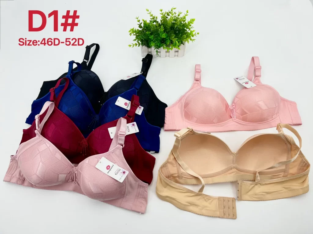 Wholesale Plus Size Jacquard Bra D Cup (D1) - China lingerie manufacturer & supplier