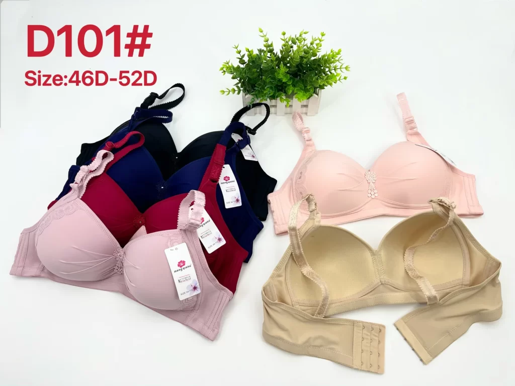 Wholesale Plus Size Lace Trim Bra D Cup (D101) - China lingerie manufacturer & supplier