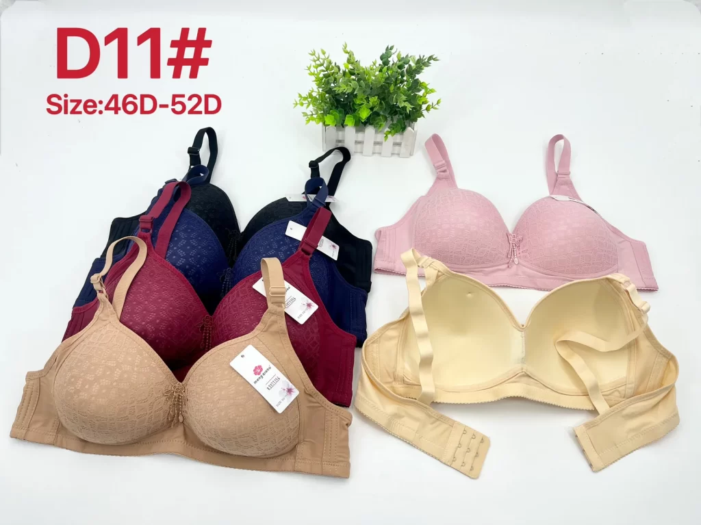 Wholesale Plus Size Lace Trim Bra D Cup (D11) - China lingerie manufacturer & supplier
