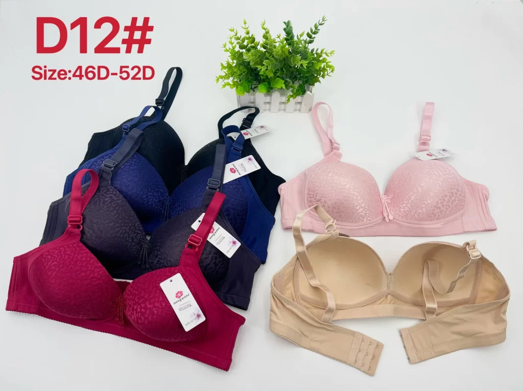Wholesale Plus Size Lace Trim Bra D Cup (D12) - China lingerie manufacturer & supplier
