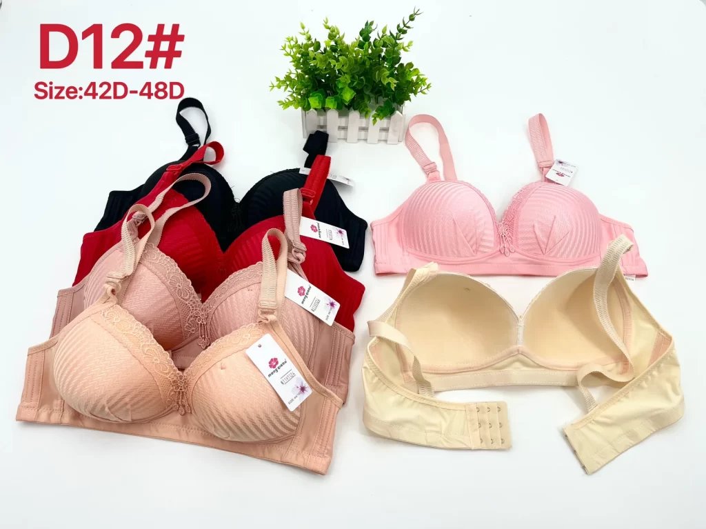 Wholesale Plus Size Lace Trim Bra D Cup (D12) - China lingerie manufacturer & supplier