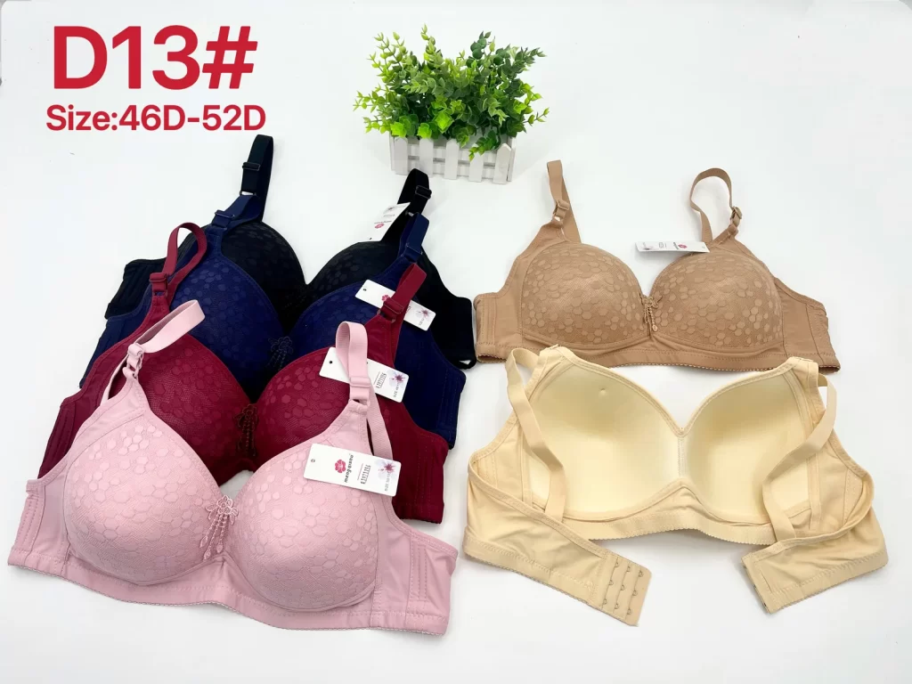 Wholesale Plus Size Lace Trim Bra D Cup (D13) - China lingerie manufacturer & supplier