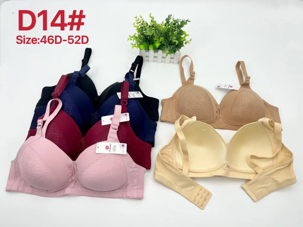 Wholesale Plus Size bra D cup model D14 from factory 197 - China lingerie manufacturer & supplier