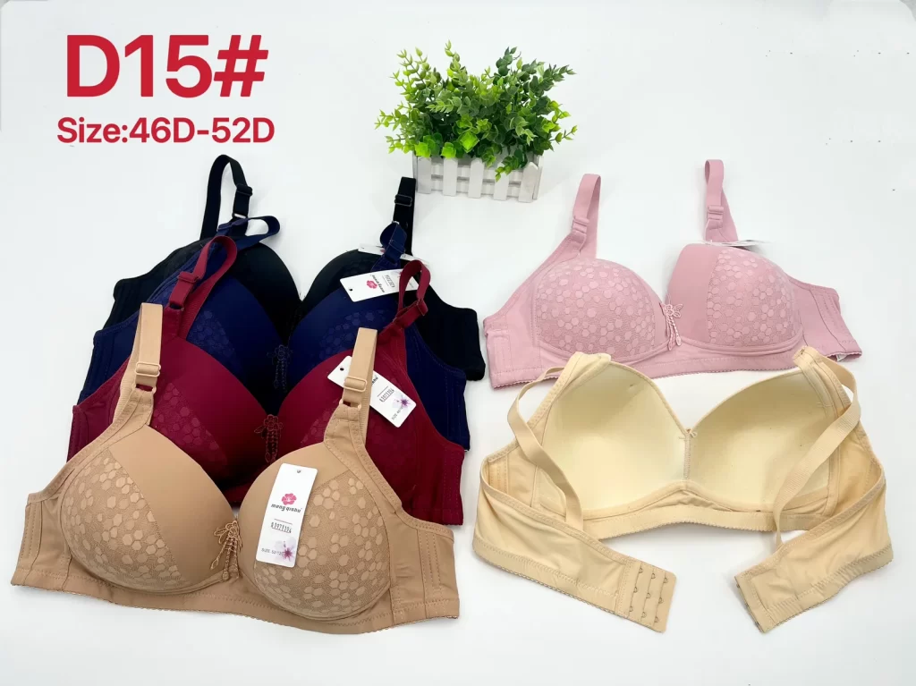 Wholesale Plus Size Lace Trim Bra D Cup (D15) - China lingerie manufacturer & supplier