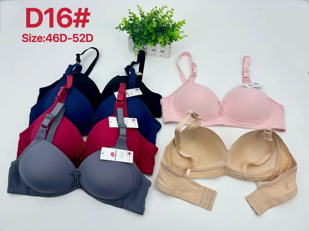Wholesale Plus Size Lace Trim Bra D Cup (D16) - China lingerie manufacturer & supplier