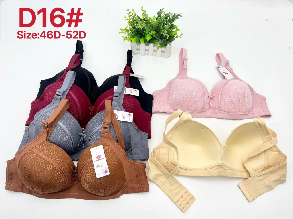 Wholesale Plus Size Lace Trim Bra D Cup (D16) - China lingerie manufacturer & supplier